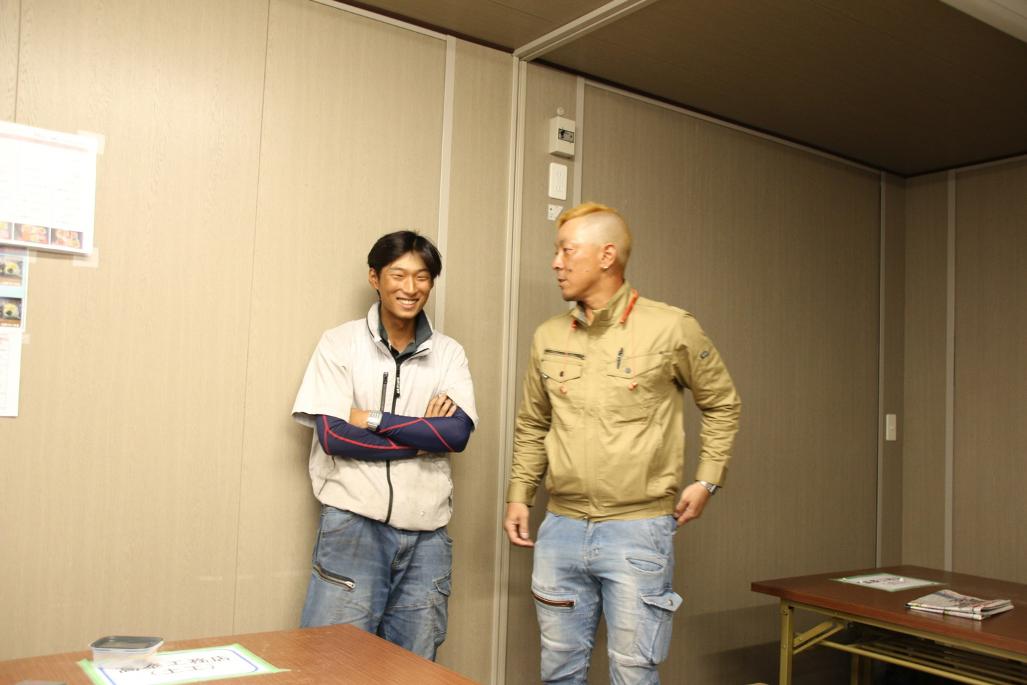 施工リーダー K.Mさんの顔写真